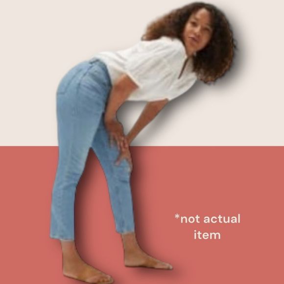 👖 EVERLANE THE CHEEKY JEAN SKY BLUE 31" SHORT BUTTON FLY - Picture 1 of 6